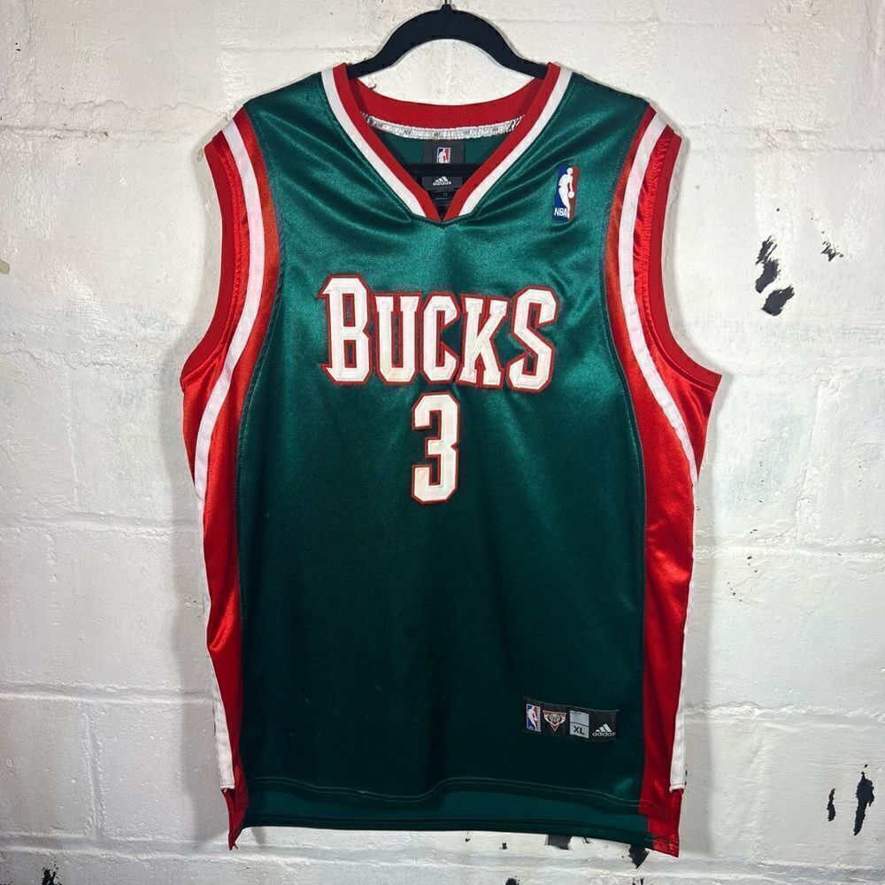 Adidas Milwaukee Bucks Jersey Brandon Jennings Swingman
